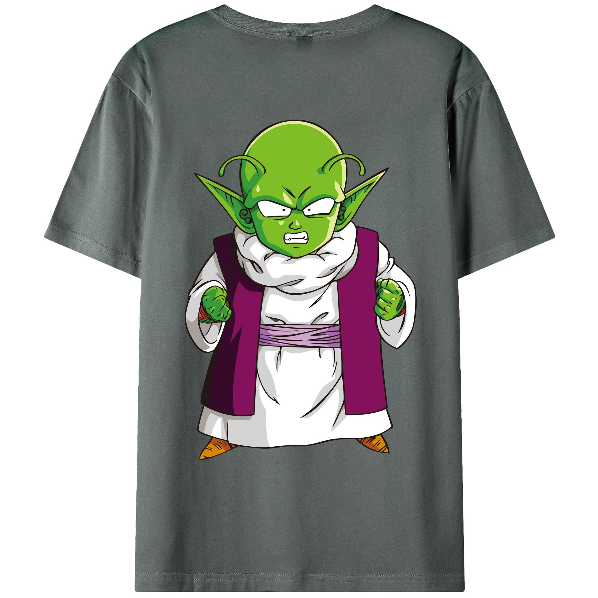 （画像用） ドラゴンボール ピッコロ DRAGON BALL Piccolo 綿100％ メンズ半袖Tシャツ（バックプリント） 通気性